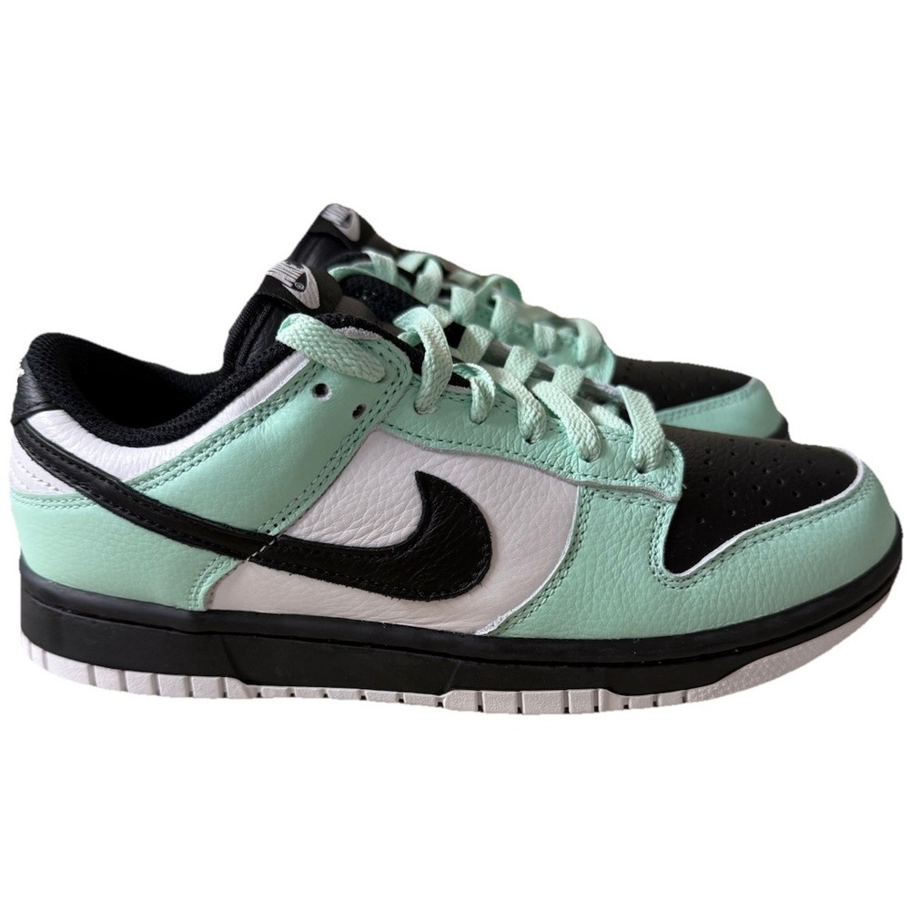 Nike By You Dunk Low Green Glow Black White | FN0569-900 Men Size 6